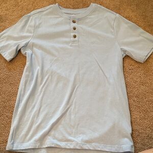 Wonder Nation Sky Blue Henley Shirt